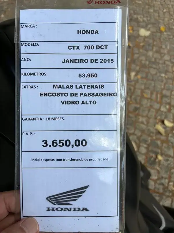 Honda CTX 1300 2015 - 3650 EUR, 53950 km - AUTO.MOTO.pt - 53950km - foto 16 de 16