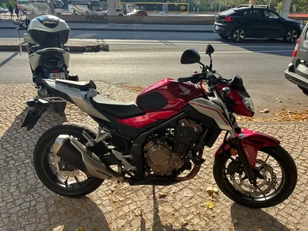 Honda CB500F ABS 500 FA 2018 Petrol — 26 137 km · Leiria Honda CB500F ABS 500 FA 2018 Petrol
