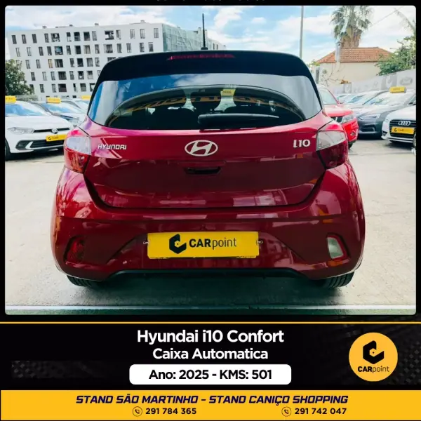 Hyundai i10 2025 - 22900 EUR, 501 km - AUTO.MOTO.pt - 501km - foto 5 de 10