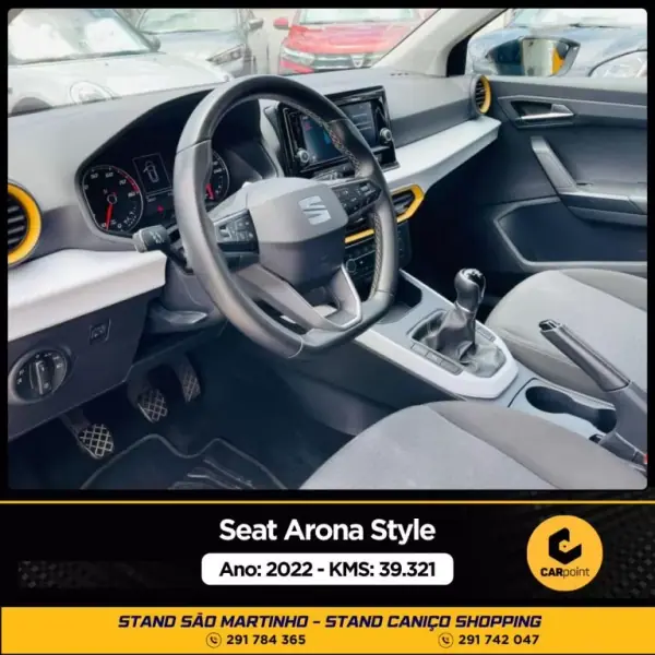 SEAT Arona 2022 - 18900 EUR, 46700 km - AUTO.MOTO.pt - 46700km - foto 6 de 9