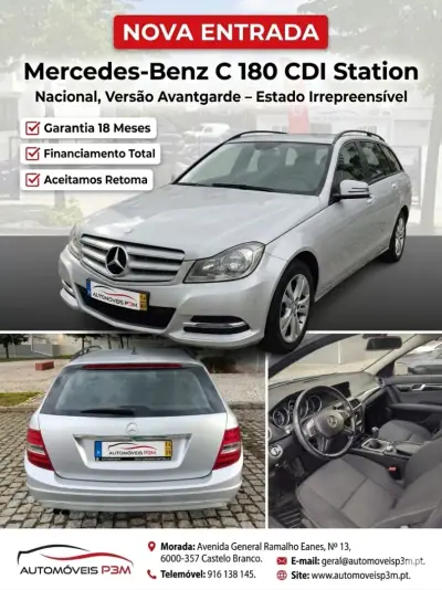 Mercedes-Benz C 180 2014 - 14500 EUR, 206850 km - AUTO.MOTO.pt - 206850km - foto 13 de 13