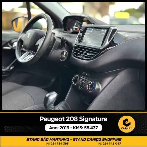 Peugeot 208 2019 - 13900 EUR, 58500 km - AUTO.MOTO.pt - 58500km - foto 9 de 10