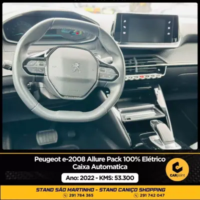 Peugeot e-2008 2022 - 23900 EUR, 53300 km - AUTO.MOTO.pt - 53300km - foto 6 de 10