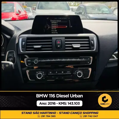 BMW 116 2016 - 15900 EUR, 143103 km - AUTO.MOTO.pt - 143103km - foto 9 de 10