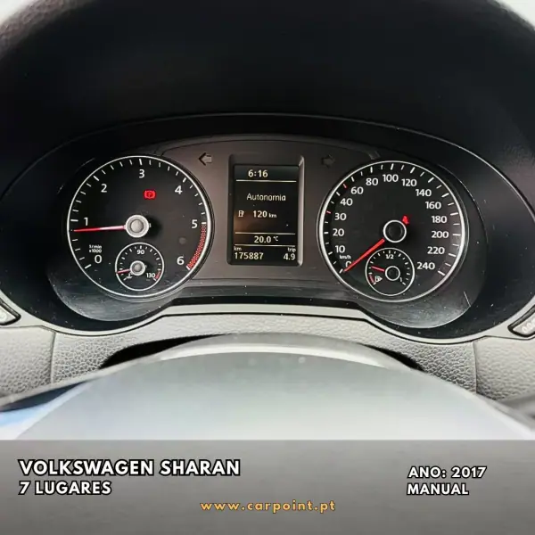 Volkswagen Sharan 2017 - 22900 EUR, 175887 km - AUTO.MOTO.pt - 175887km - foto 10 de 10