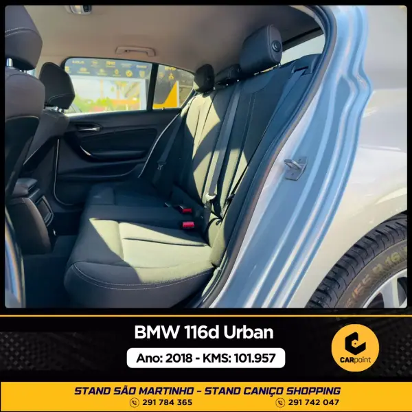 BMW 116 2018 - 18900 EUR, 102000 km - AUTO.MOTO.pt - 102000km - foto 8 de 10