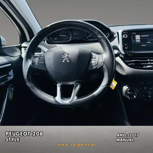 Peugeot 208 2017 - 12900 EUR, 104595 km - AUTO.MOTO.pt - 104595km - foto 6 de 10