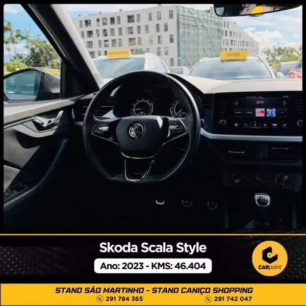 Skoda Scala 2023 - 21900 EUR, 46404 km - AUTO.MOTO.pt - 46404km - foto 6 de 10
