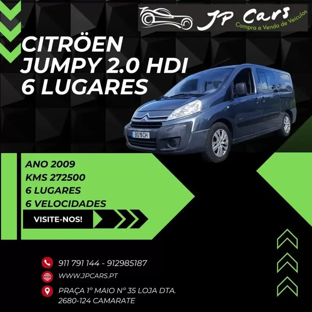 Citroën Jumpy 2008 - 12500 EUR, 272479 km - AUTO.MOTO.pt - 272479km - foto 1 de 18