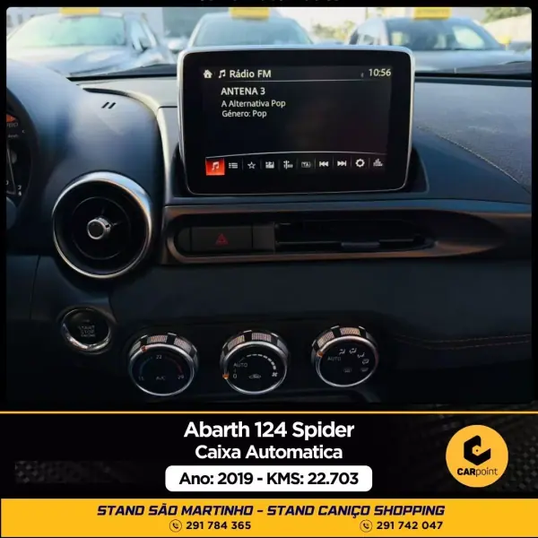 Fiat 124 Spider 2019 - 39990 EUR, 22703 km - AUTO.MOTO.pt - 22703km - foto 12 de 25