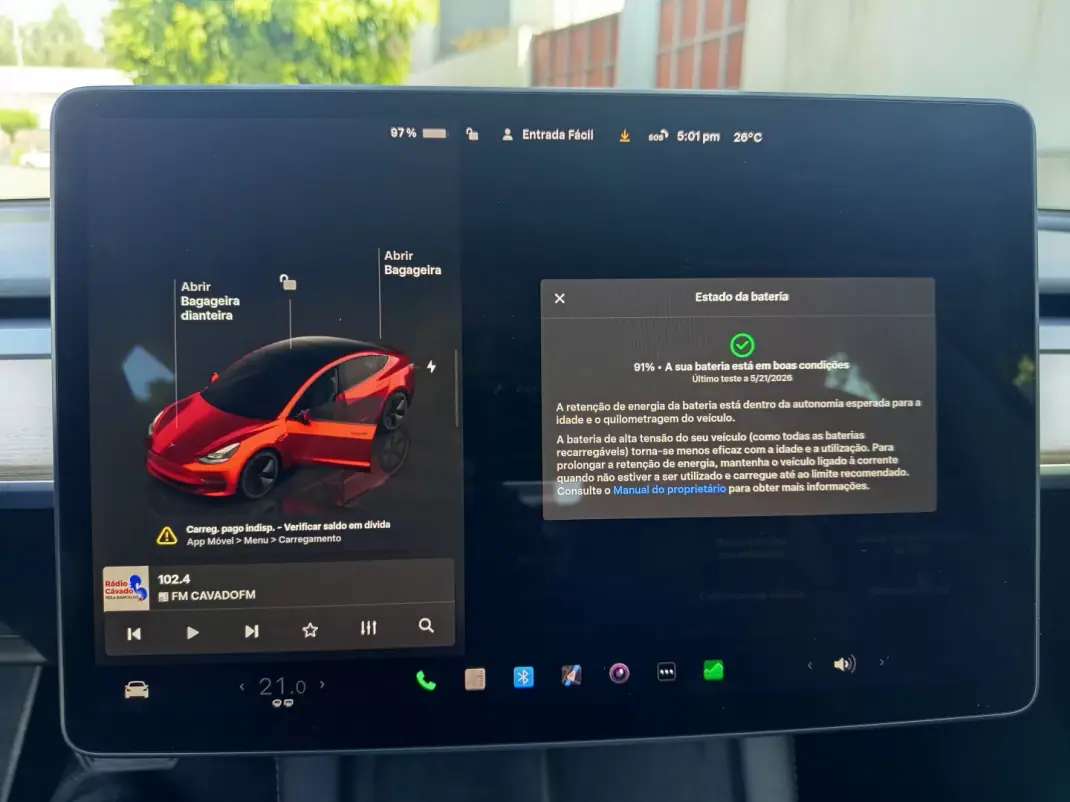 Tesla Model 3 2022 - 26990 EUR, 99900 km - AUTO.MOTO.pt - 99900km - foto 15 de 16