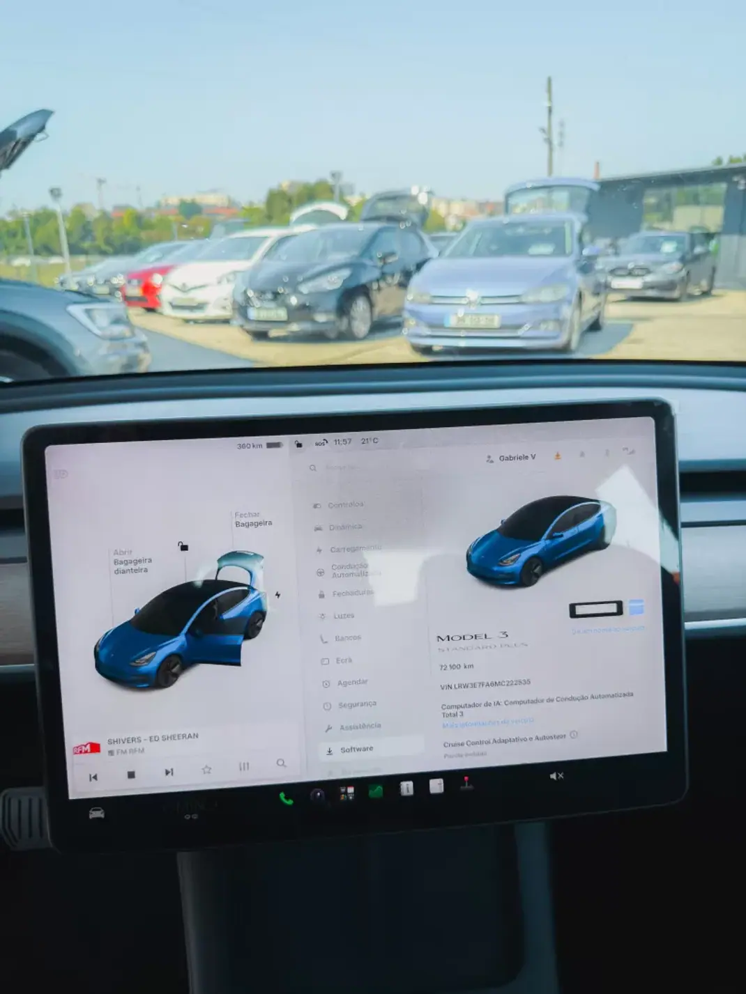 Tesla Model 3 2021 - 26990 EUR, 72100 km - 72100km - foto 8 de 19