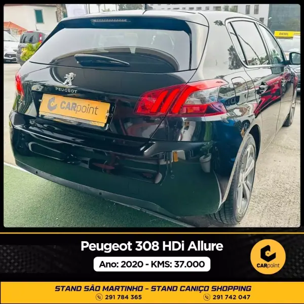 Peugeot 308 2020 - 20900 EUR, 37000 km - AUTO.MOTO.pt - 37000km - foto 4 de 10