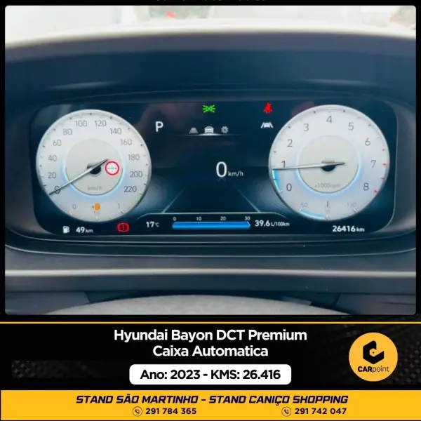 Hyundai Bayon 2023 - 21900 EUR, 26416 km - AUTO.MOTO.pt - 26416km - foto 10 de 10