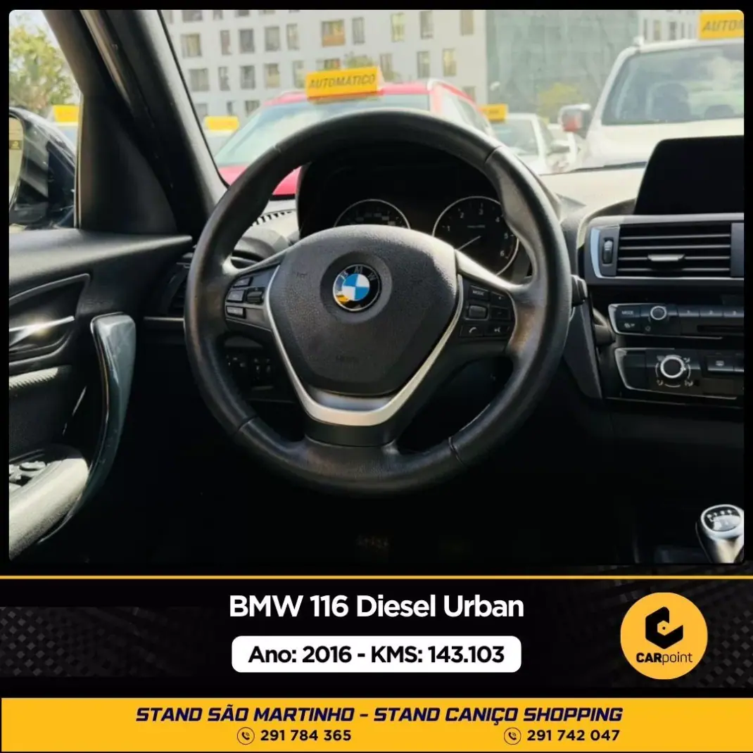 BMW 116 2016 - 15900 EUR, 143103 km - AUTO.MOTO.pt - 143103km - foto 6 de 10