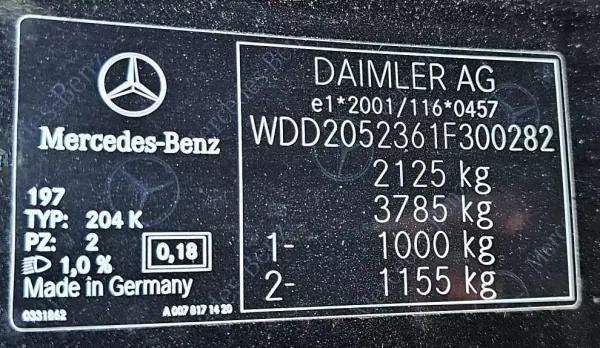 Mercedes-Benz C 180 2015 - 17500 EUR, 240000 km - AUTO.MOTO.pt - 240000km - foto 11 de 29