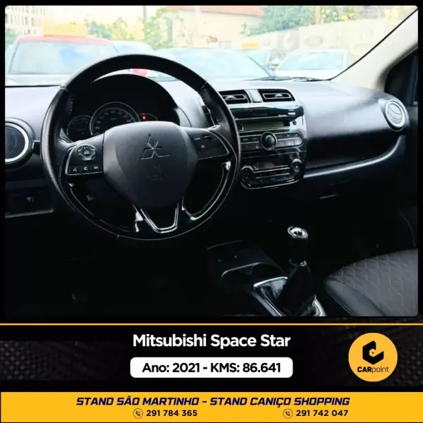 Mitsubishi Space Star 2021 - 12750 EUR, 86641 km - AUTO.MOTO.pt - 86641km - foto 6 de 9