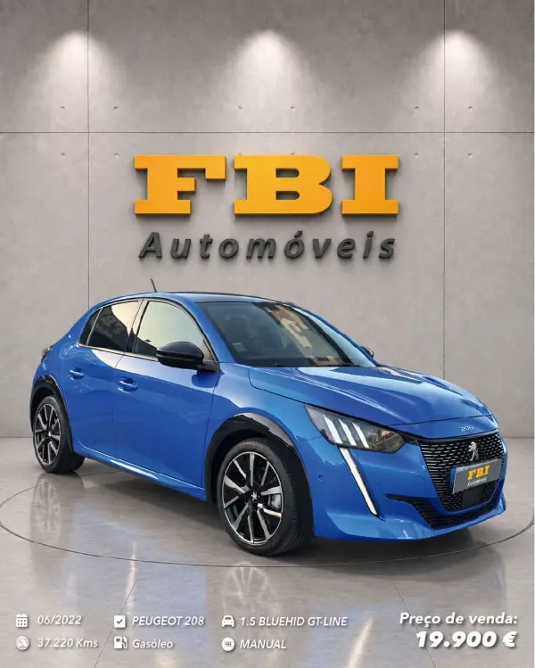 Peugeot 208 1.5HDI BLUEHDI GT-LINE 2022 Diesel