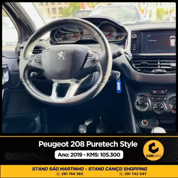 Peugeot 208 2019 - 12900 EUR, 105392 km - AUTO.MOTO.pt - 105392km - foto 6 de 10