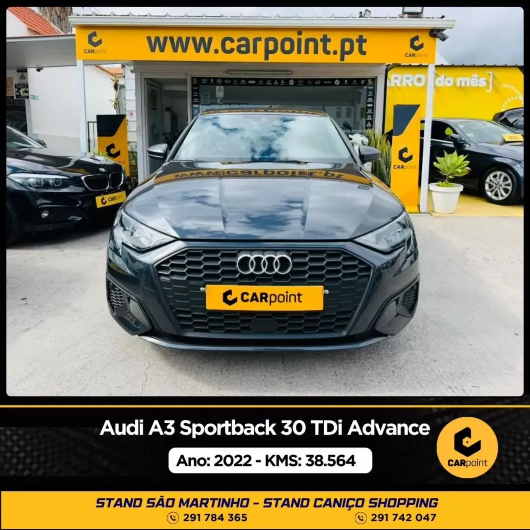 Audi A3 Sportback 2022 - 26750 EUR, 38564 km - AUTO.MOTO.pt - 38564km - foto 1 de 10