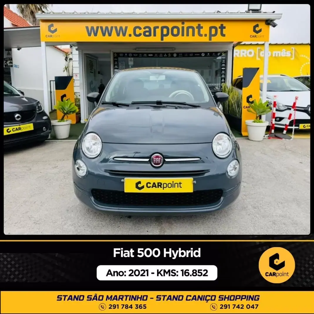 Fiat 500 2021 - 15900 EUR, 16852 km - AUTO.MOTO.pt - 16852km - foto 1 de 10