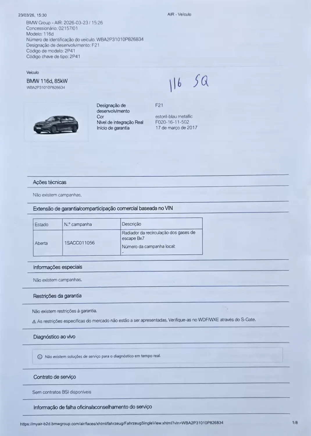 BMW 116 2017 - 16900 EUR, 124814 km - AUTO.MOTO.pt - 124814km - foto 57 de 65