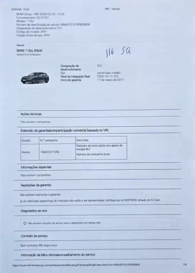 BMW 116 2017 - 16900 EUR, 124814 km - AUTO.MOTO.pt - 124814km - foto 57 de 65