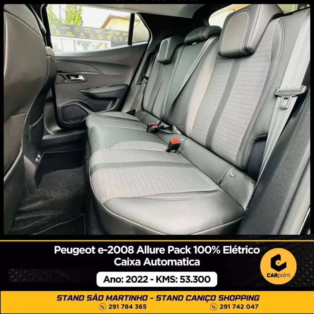 Peugeot e-2008 2022 - 23900 EUR, 53300 km - AUTO.MOTO.pt - 53300km - foto 8 de 10