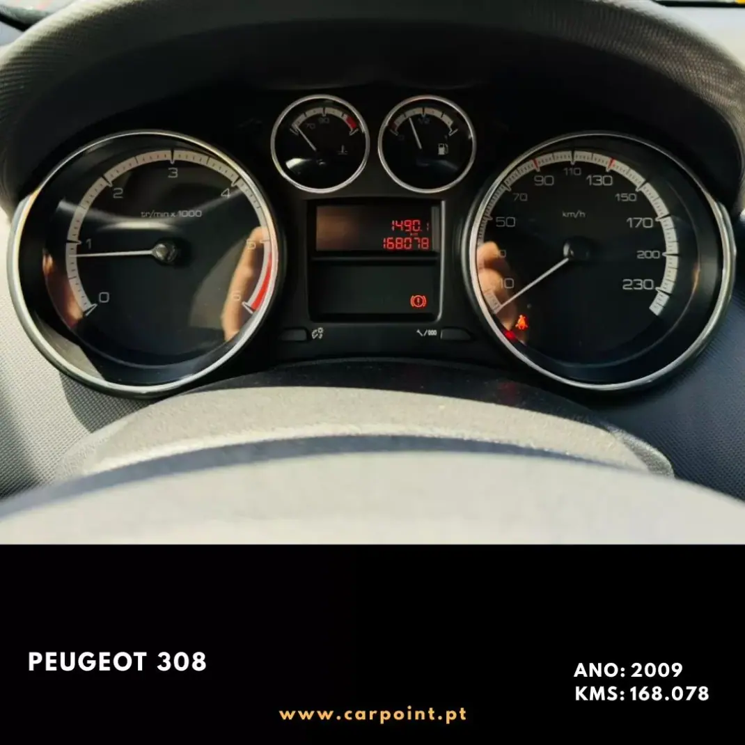 Peugeot 308 2009 - 7900 EUR, 168078 km - AUTO.MOTO.pt - 168078km - foto 10 de 10