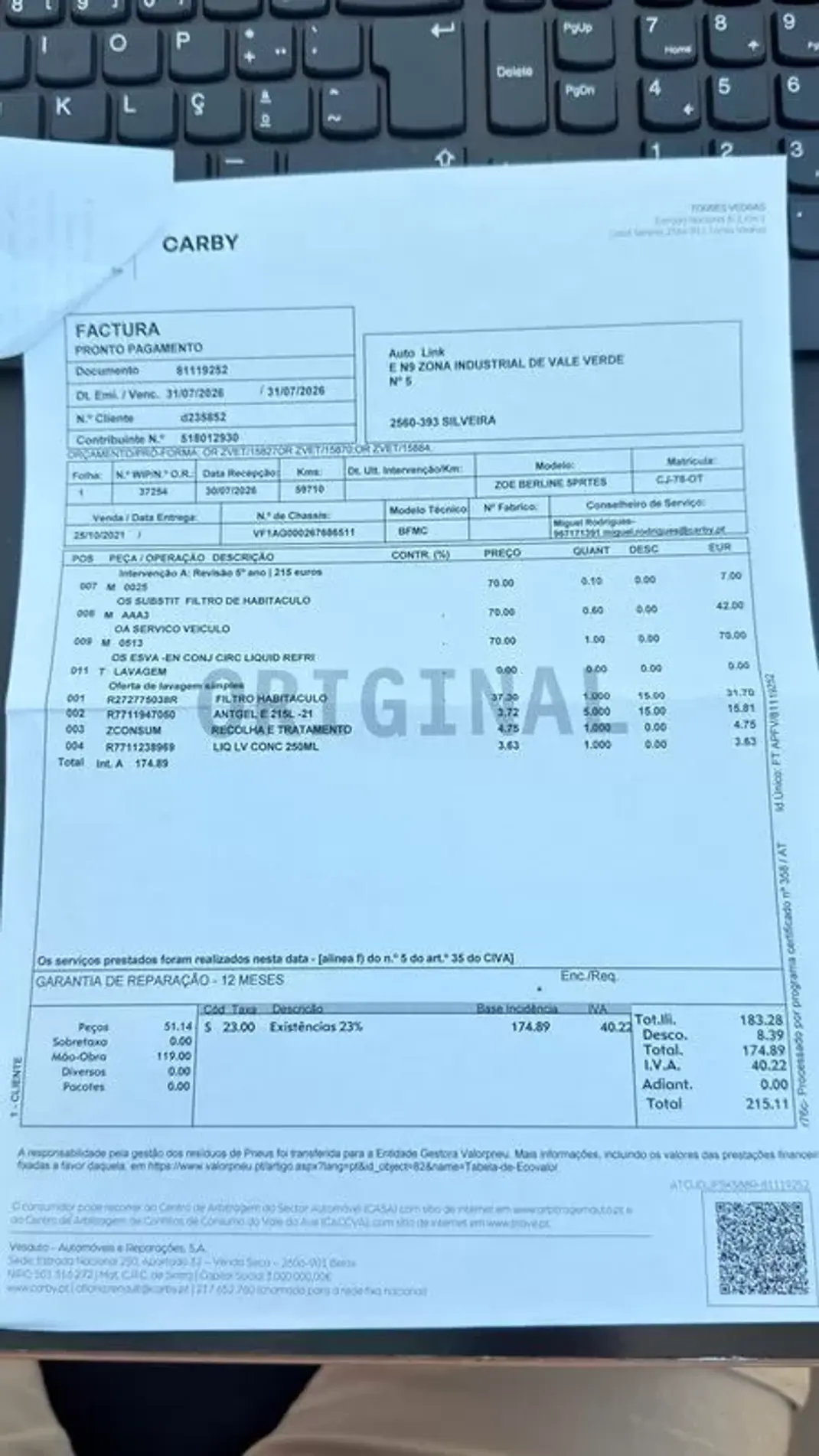 Renault Zoe 2021 - 15600 EUR, 59741 km - 59741km - foto 20 de 21