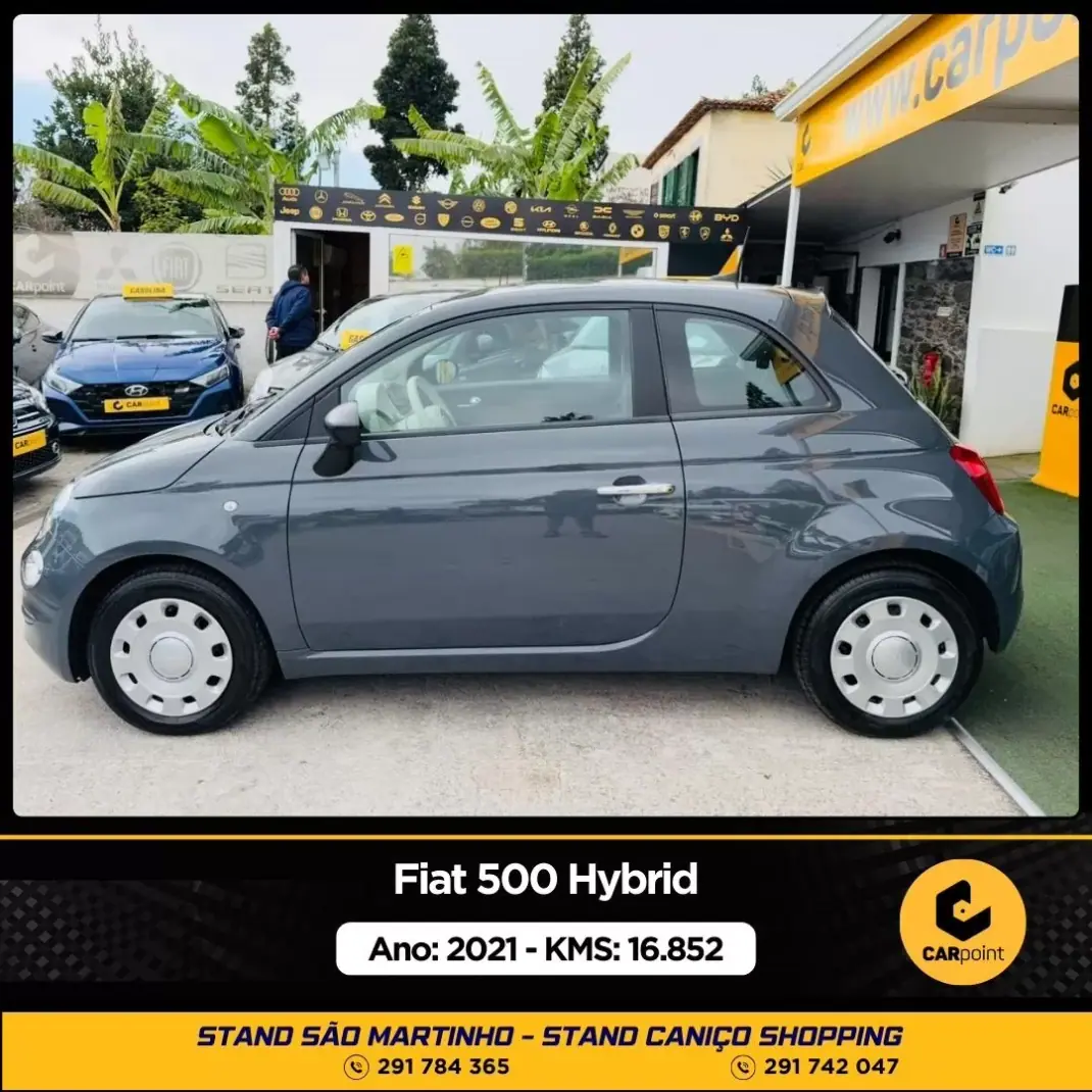 Fiat 500 2021 - 15900 EUR, 16852 km - AUTO.MOTO.pt - 16852km - foto 3 de 10