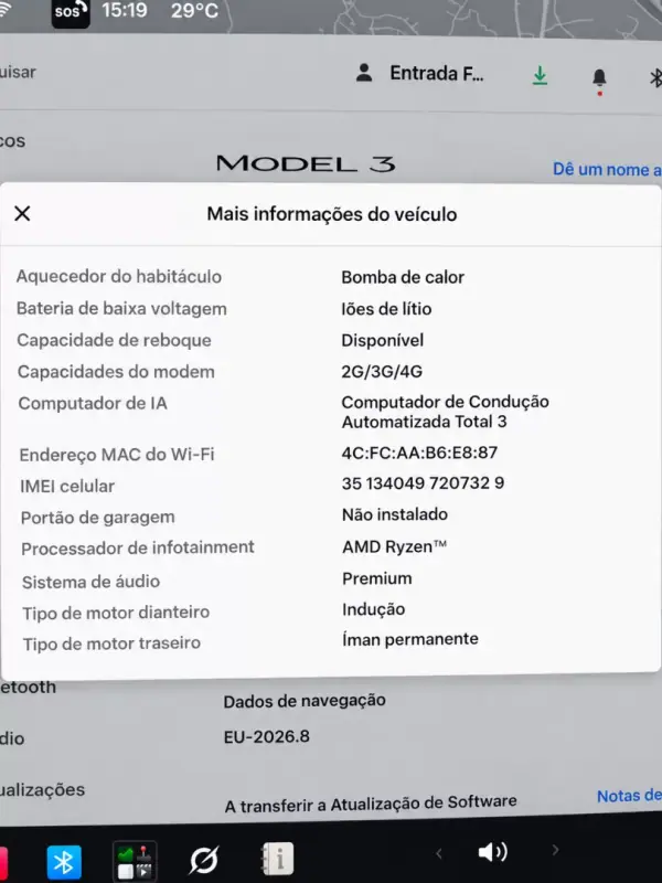 Tesla Model 3 Long Range Tração Integral Premium 2023 Electric