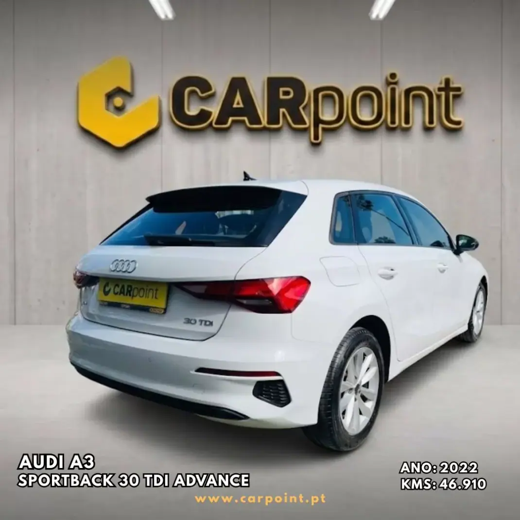 Audi A3 Sportback 2022 - 27750 EUR, 46910 km - AUTO.MOTO.pt - 46910km - foto 4 de 10