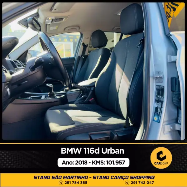 BMW 116 2018 - 18900 EUR, 102000 km - AUTO.MOTO.pt - 102000km - foto 7 de 10