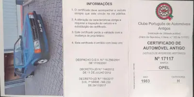 Opel Kadett 1984 - 4800 EUR, 98000 km - AUTO.MOTO.pt - 98000km - foto 4 de 4
