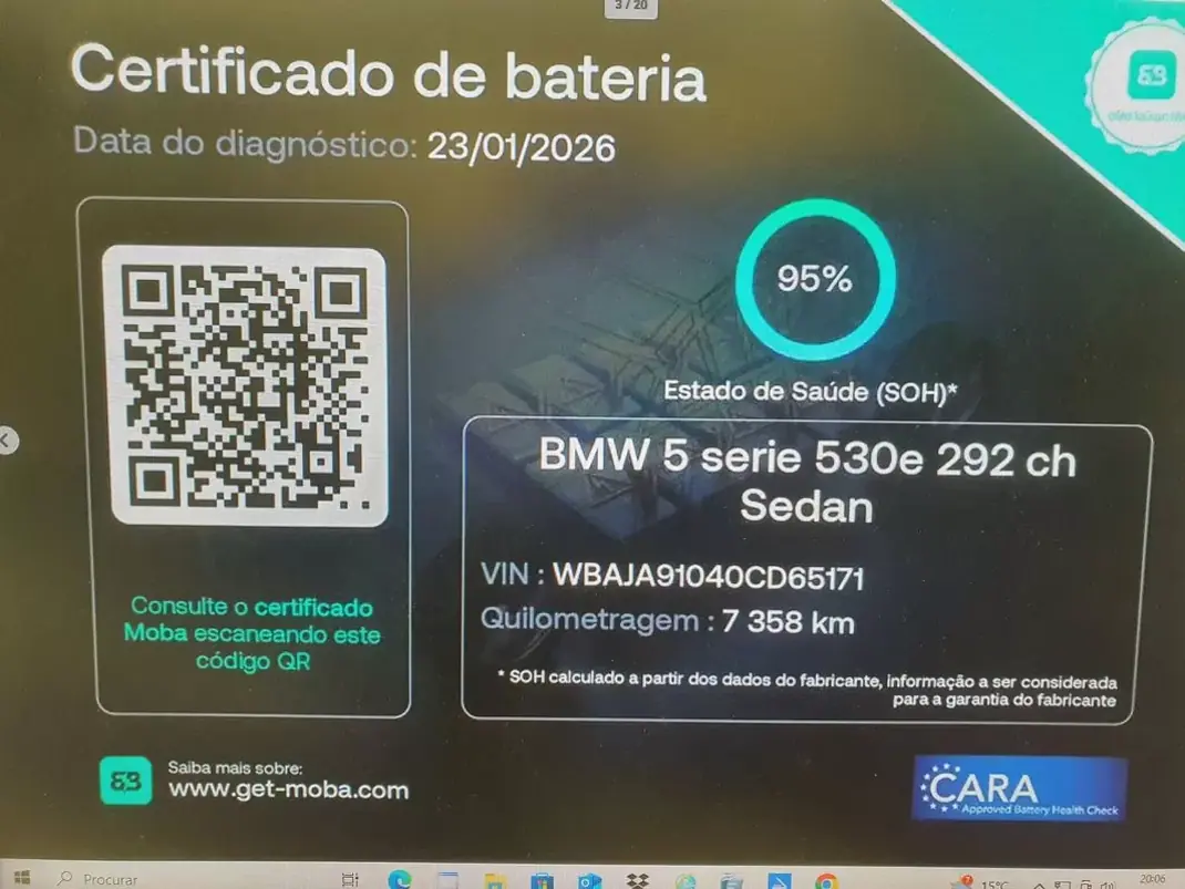 BMW 530e 2019 - 31990 EUR, 7558 km - AUTO.MOTO.pt - 7558km - foto 2 de 27