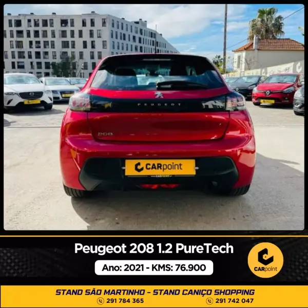 Peugeot 208 2021 - 18900 EUR, 78044 km - AUTO.MOTO.pt - 78044km - foto 5 de 10