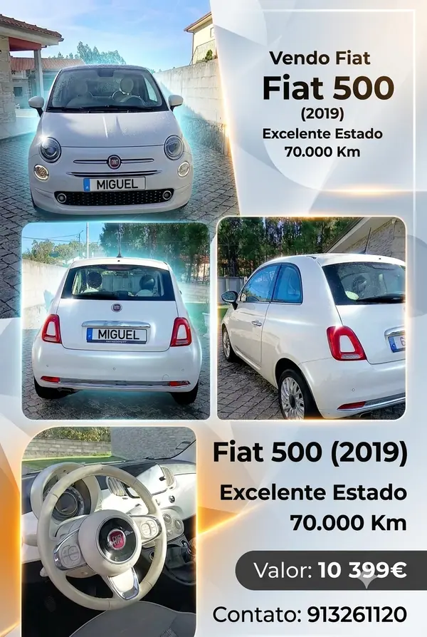 Fiat 500 Lounge 2019 Petrol