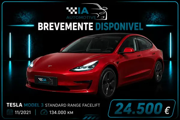 Tesla Model 3 2021 - 24500 EUR, 133000 km - AUTO.MOTO.pt - 133000km - foto 19 de 21