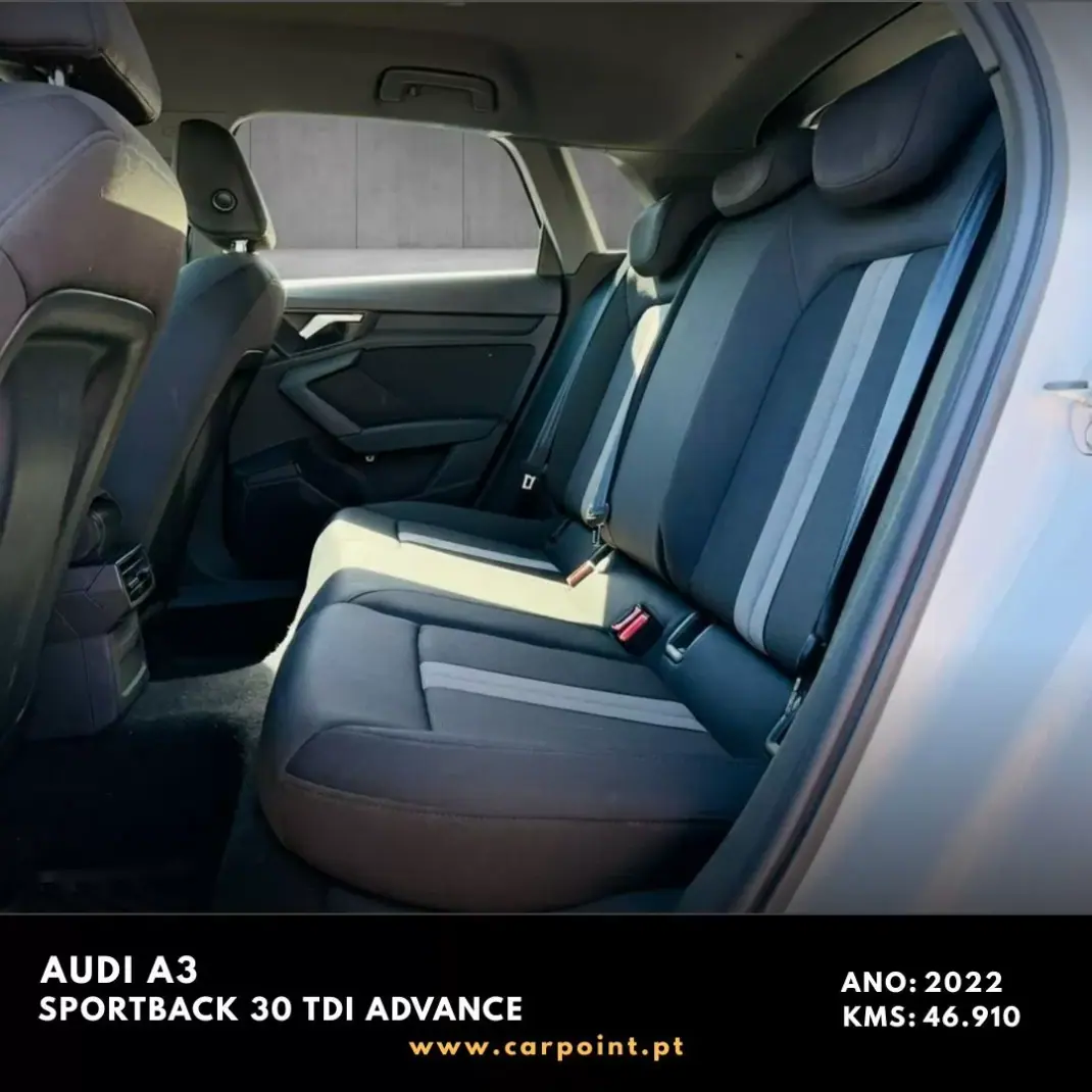 Audi A3 Sportback 2022 - 27750 EUR, 46910 km - AUTO.MOTO.pt - 46910km - foto 8 de 10