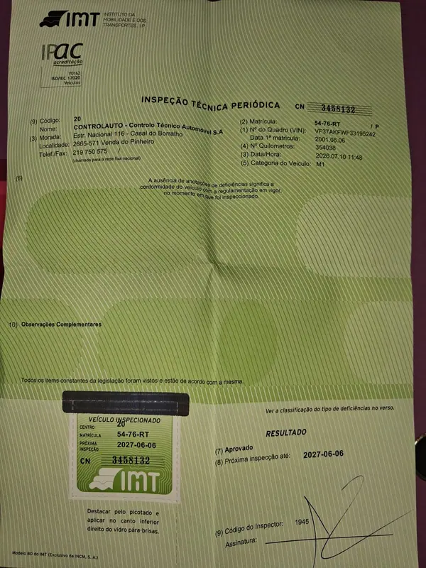 Peugeot 306 2001 - 1000 EUR, 354053 km - AUTO.MOTO.pt - 354053km - foto 7 de 7