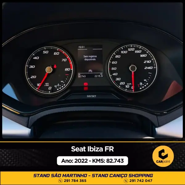 SEAT Ibiza 2022 - 17900 EUR, 82743 km - AUTO.MOTO.pt - 82743km - foto 10 de 10