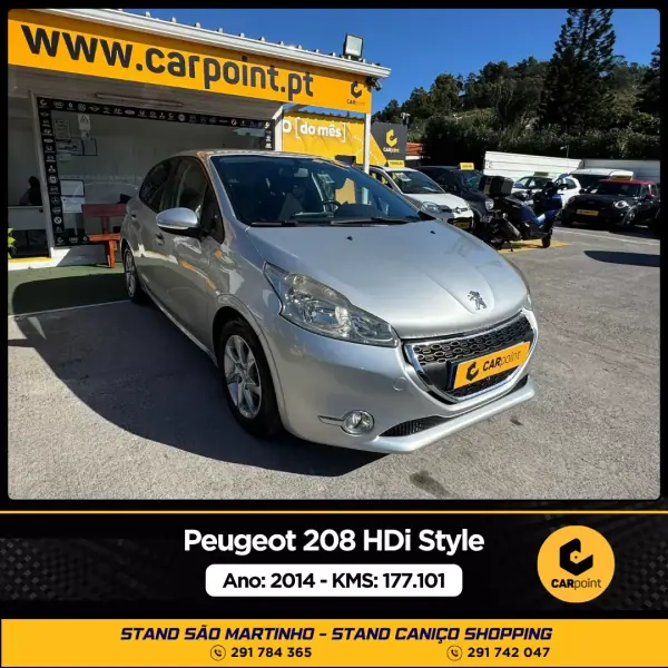 Peugeot 208 2014 - 9990 EUR, 177101 km - AUTO.MOTO.pt - 177101km - foto 2 de 10