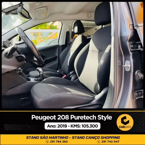 Peugeot 208 2019 - 12900 EUR, 105392 km - AUTO.MOTO.pt - 105392km - foto 7 de 10