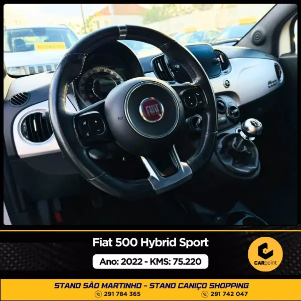 Fiat 500 2022 - 15900 EUR, 75220 km - AUTO.MOTO.pt - 75220km - foto 6 de 10