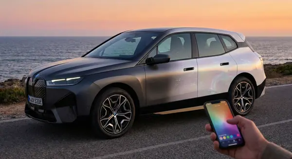 A BMW car that changes color?