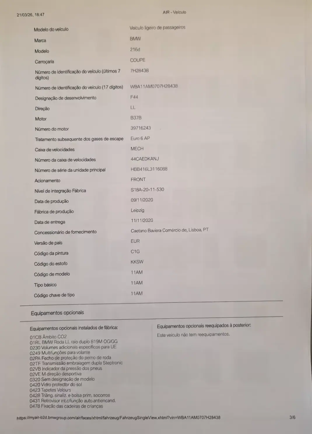 BMW 216 Gran Coupé 2020 - 24900 EUR, 75221 km - AUTO.MOTO.pt - 75221km - foto 57 de 61