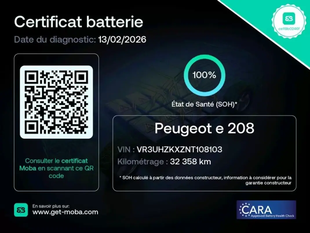 Peugeot e-208 2022 - 17600 EUR, 32358 km - AUTO.MOTO.pt - 32358km - foto 24 de 24