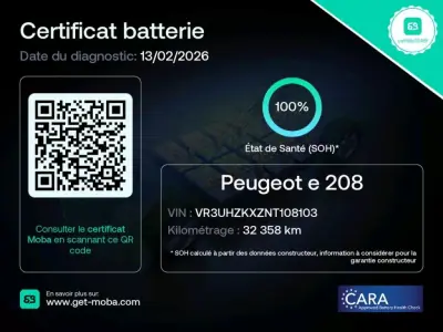 Peugeot e-208 2022 - 17600 EUR, 32358 km - AUTO.MOTO.pt - 32358km - foto 24 de 24