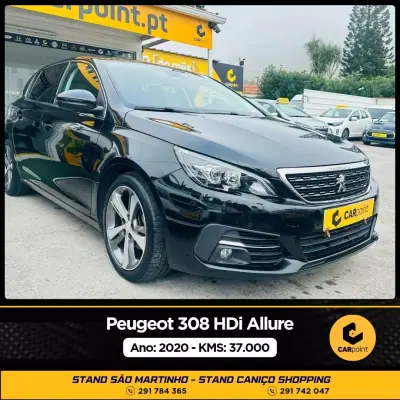 Peugeot 308 2020 - 20900 EUR, 37000 km - AUTO.MOTO.pt - 37000km - foto 2 de 10